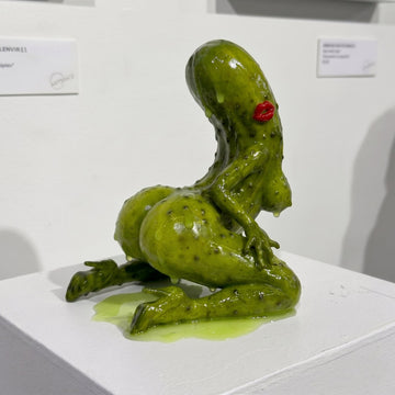 Anthropomorphic Pickle Sculpture